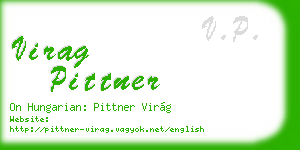 virag pittner business card