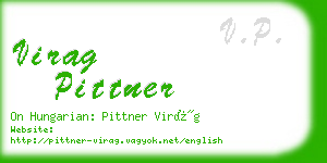 virag pittner business card